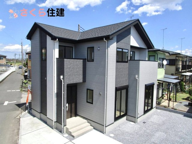 リガーレ宇都宮市針ヶ谷8期の外観|新田小学校まで徒歩5分◎家計に優しい都市ガスエリア◎