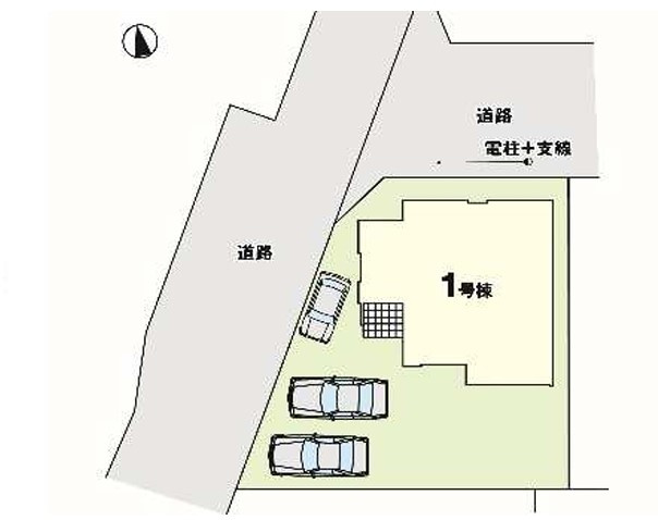 リガーレ宇都宮市針ヶ谷8期の区画図|1号棟　土地面積：165.43㎡（50.04坪）