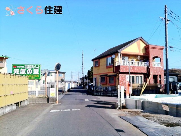 リガーレ宇都宮市針ヶ谷8期の前面道路含む現地写真|コンビニ、スーパーも徒歩圏内の好立地物件になります◎