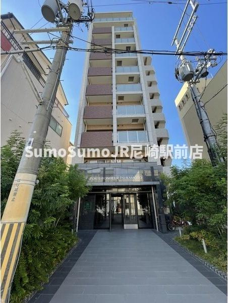 ポルトボヌール塚本の外観|外観は落ち着いています
