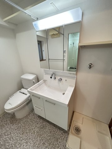 ボーベル長堀の洗面所