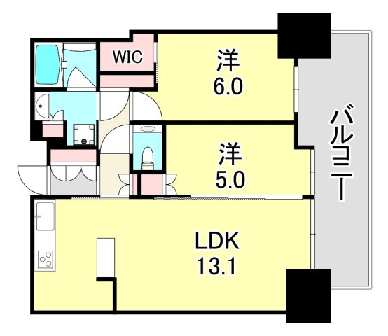 ベイシティタワーズ神戸EASTの間取り