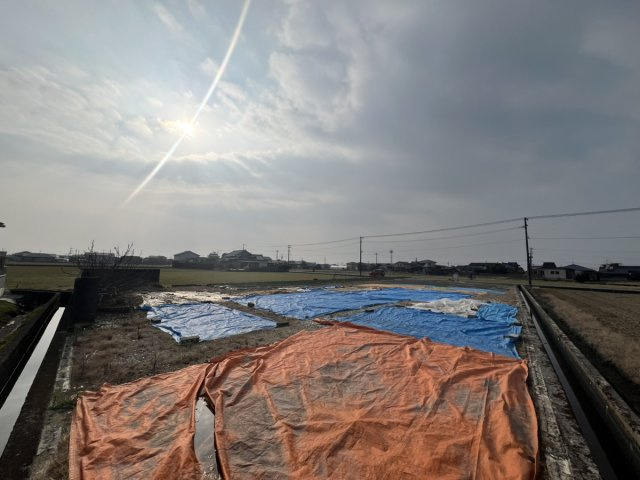 千丁町新牟田　事業用地の外観
