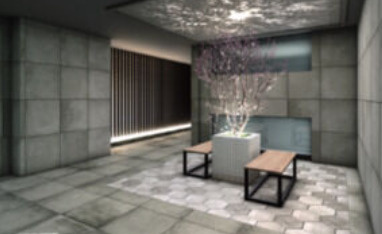 レジュールアッシュOSAKAGATEWAYのロビー