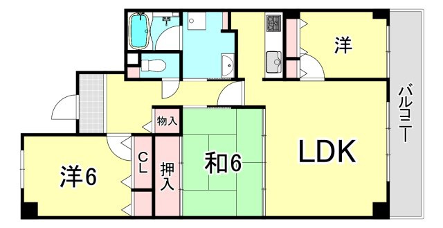 ロイヤル苦楽園の間取り