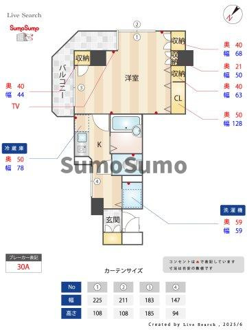 ドルチェ代々木の地図