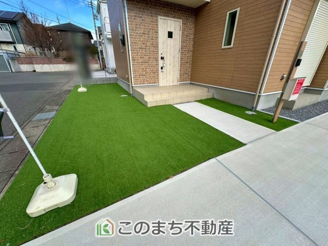 SOLANA鹿沼市緑町　1号棟の庭|お子様の水遊びにもぴったりです☆