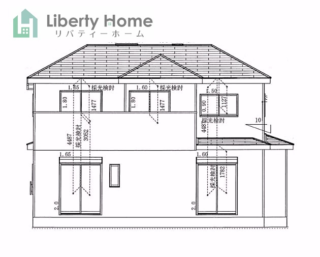 ひたちなか市足崎1474番　新築戸建　F号棟の完成予想図|ご予約をいただければ、『平日の空いた時間』『周辺物件まとめて見たい』『1件だけ見たい』ももちろん可能です♪
お気軽にお問合せください♪
