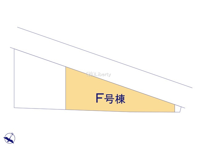 ひたちなか市足崎　新築戸建　F号棟の区画図