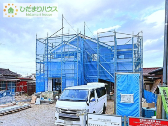 【外観】 | つくばみらい市谷井田9期　新築戸建 | 小学校まで徒歩6分！お子様の登下校も安心できる距離です♪（1/29撮影）