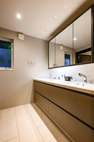 【独立洗面台】 | 世田谷＿新築戸建て