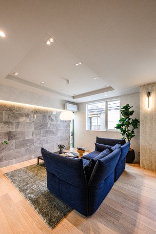 【居間・リビング】 | 世田谷＿新築戸建て