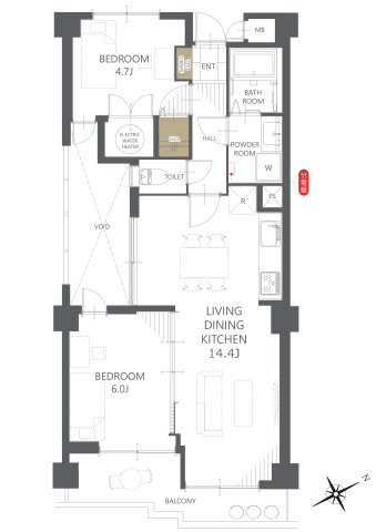 【間取り】ライオンズマンション多摩永山 