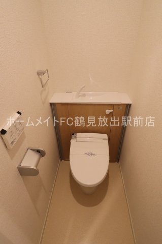 東大阪市稲田本町３丁目のアパートのトイレ