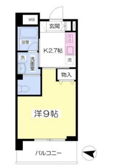 プラージュ南与野の間取り