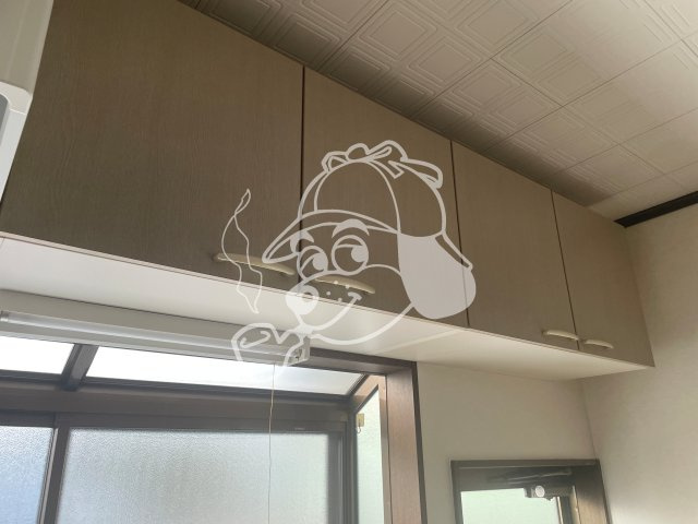 新田借家5-2の収納|キッチン上の収納です