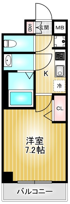プレサンス久屋大通公園セラフィ｜名古屋市の賃貸ならMy賃貸の間取り|プレサンス久屋大通公園セラフィ