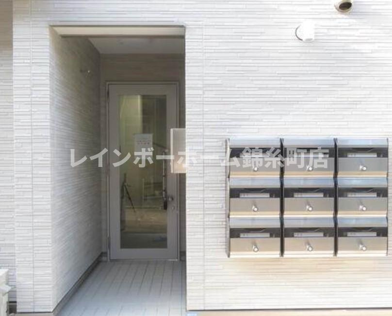 シャンテ八広駅前のエントランス