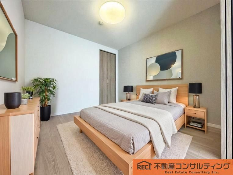 新甲子園マンションの寝室