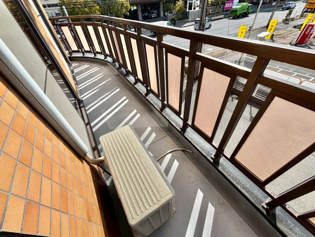 土山第三ビルのバルコニー