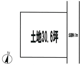 比企郡川島町上伊草　建築条件なし売地　東武東上線『川越駅』徒歩55分　【伊草小学区】の土地図