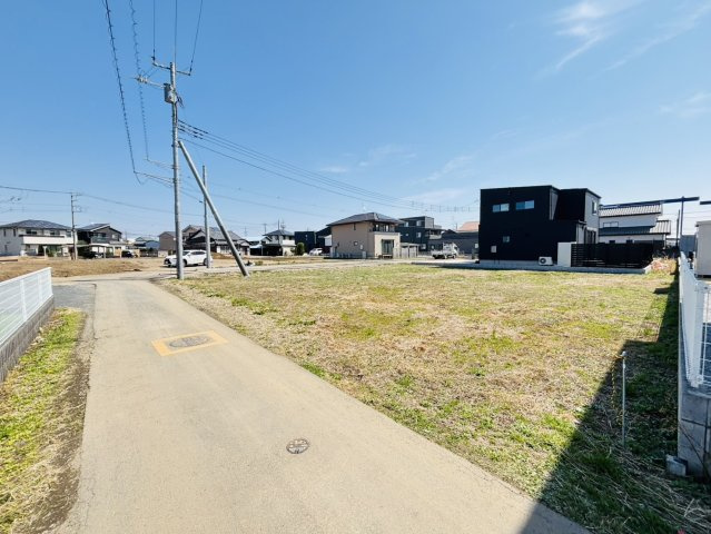 敷地面積66坪～　売地　川越市久下戸の外観|前面道路含む現地写真
現地（2026年3月）撮影
