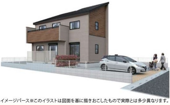 【外観】 | 桶川市　坂田東1丁目　2期 | イメージパース