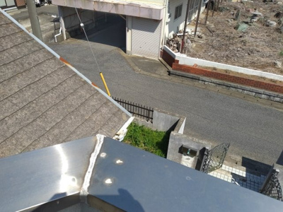 【前面道路含む現地写真】 | 九十九里町片貝　中古戸建 | 前面道路含む現地写真です