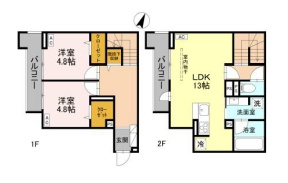 【間取り】 | ラ・グリシーヌ・レーブ（D-room）