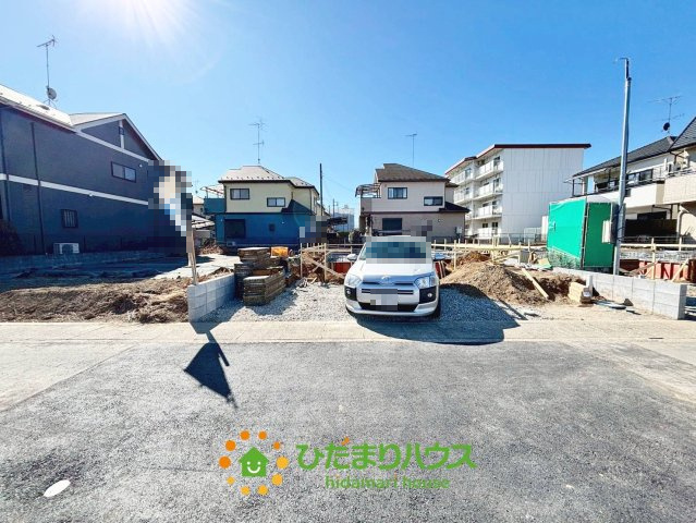 久喜市三箇５期　新築一戸建て　02　グラファーレの駐車場|2026/2/3撮影
