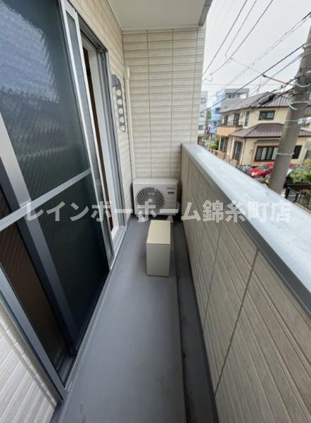 グランドソレイユ新検見川Ⅱのバルコニー