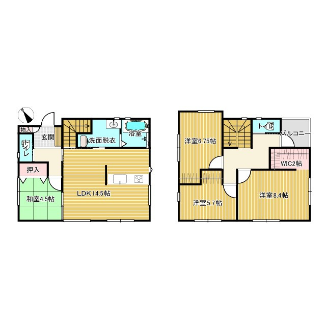 山形市平清水1丁目10-6の間取り