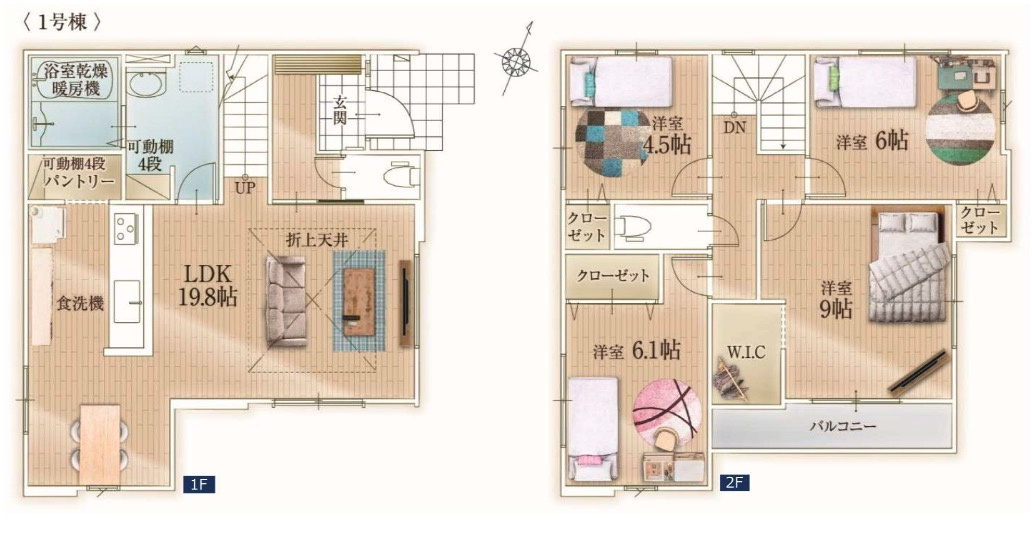 [新築住宅] さいたま市西区内野本郷 7期の間取り