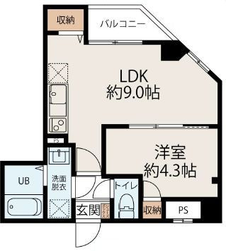 コネクトパークヒルズ千葉中央の間取り