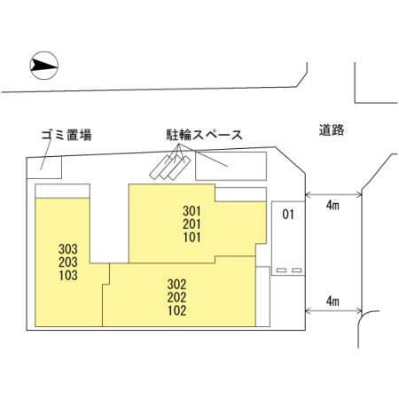 クレッシェンドⅢの区画図