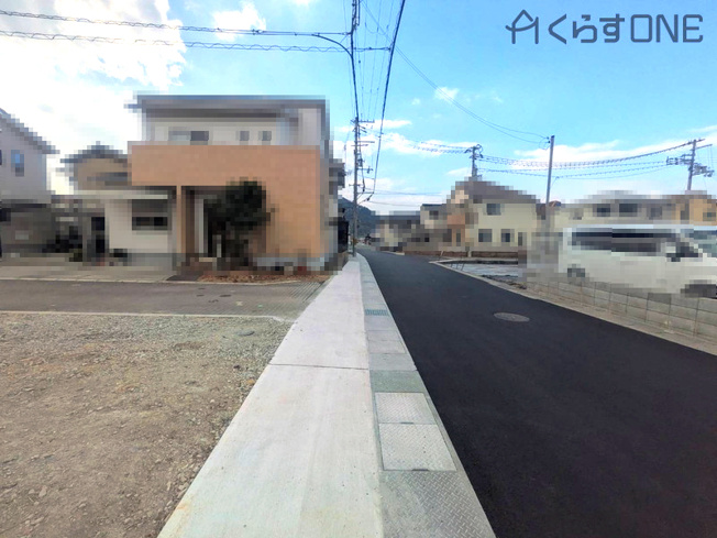 【前面道路含む現地写真】 | 姫路市町坪／売土地【建築条件付】