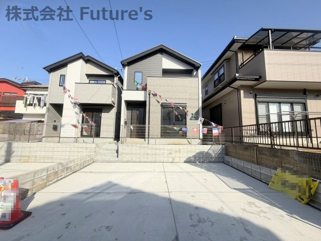 流山市西平井1丁目　新築戸建　全2棟　2号棟の外観|「平和台」駅徒歩7分、「流山セントラルパーク」駅徒歩14分の好立地