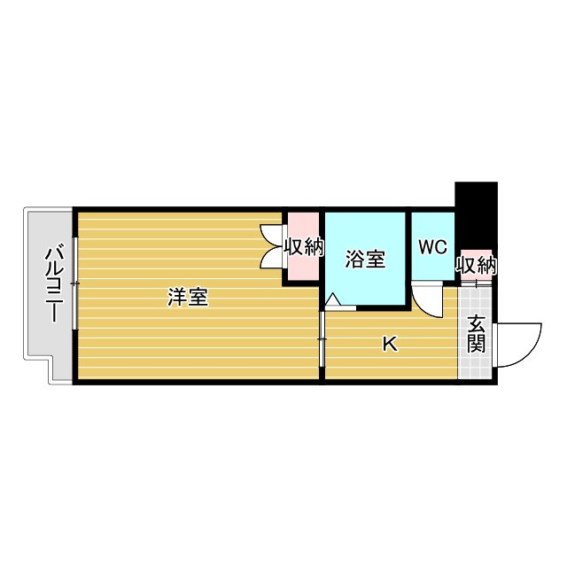 ジュネス蛍池の間取り