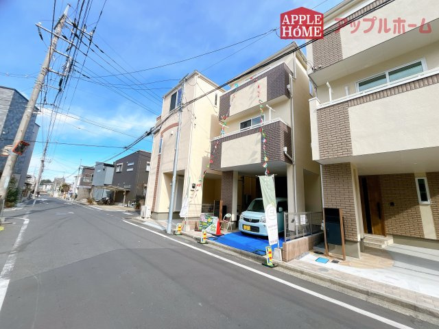[新築住宅] さいたま市浦和区駒場1丁目 II期の前面道路含む現地写真|ぜひ現地にて、実際の建物・街並み・日当たり等ご確認下さい♪お問い合わせはお気軽に☆　TEL「0120-466263」