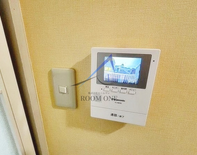 ハイム・ブルーメのセキュリティ|モニター付きインターホンです。