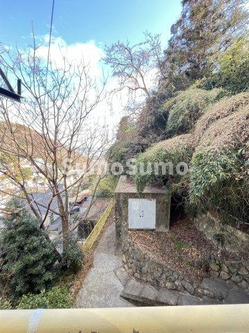 岡本梅林住宅６号棟の展望
