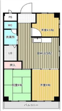 尼崎梅の木公園アーバンリズ の間取り