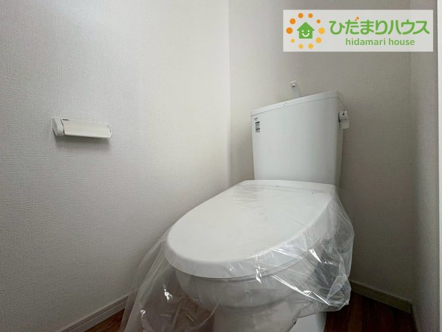 ひたちなか市稲田5期　新築戸建のトイレ|トイレは1F、2F共に完備！取り合いになることがありませんね(^^)/