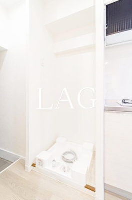 【設備】 | ニュー白金マンション | 室内洗濯機置き場になります。