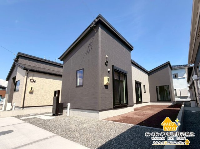 焼津市下小田中町　第1期／の前面道路含む現地写真|８号棟（2026年2月24日撮影）