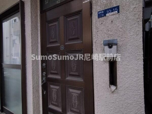 御幣島2丁目貸家のエントランス|清潔なエントランスです