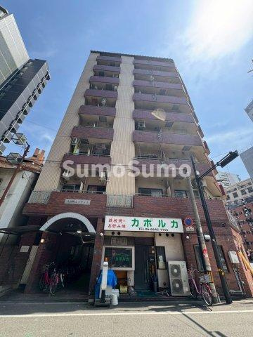 大国町レジデンスの外観|落ち着いた雰囲気の外観です