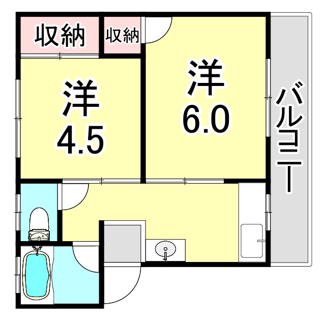 土居マンションの間取り