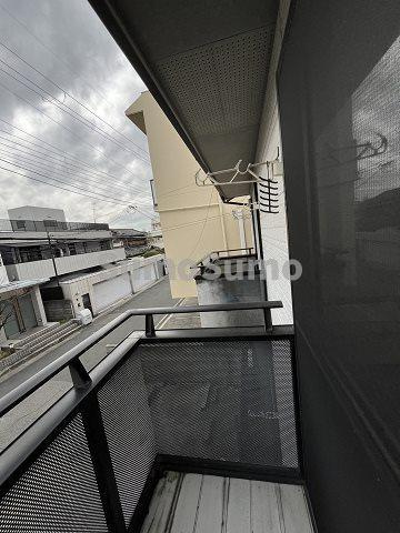 奥ハイツⅡのバルコニー