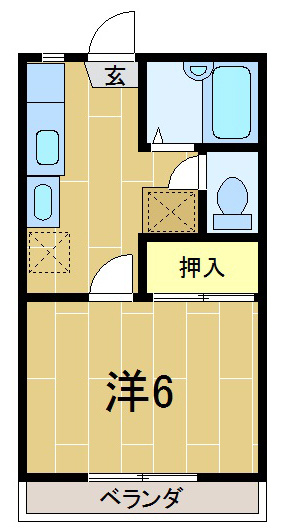 グリーンヒル弐番館の間取り